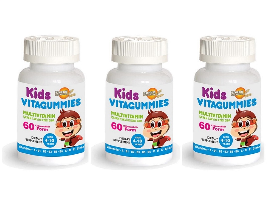 Kids Vitagummies 60 Çiğneme Tableti | 3 Adet
