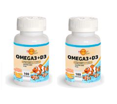 Omega3+D3 100 Softgels | 2 Adet