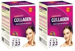 Collagen Powder Tip 1, 2, 3 - DMAE+Hya 300 Gr. | 2 Adet