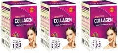 Collagen Powder Tip 1, 2, 3 - DMAE+Hya 300 Gr. | 3 Adet
