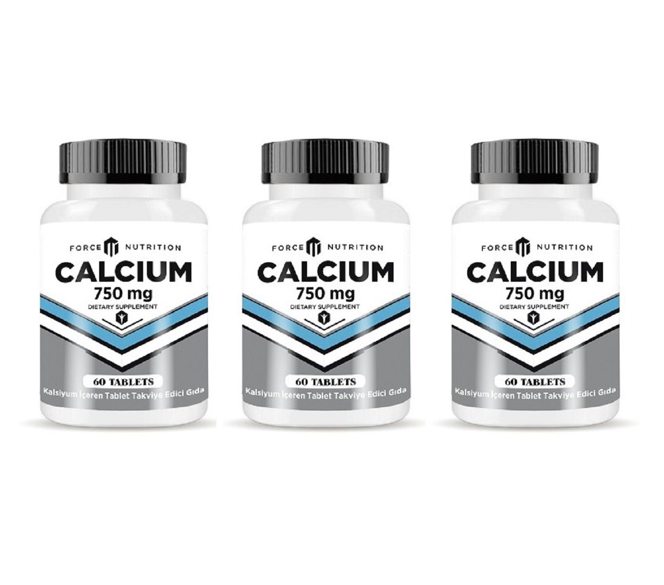Calcium 750 Mg 60 Tablet | 3 Adet