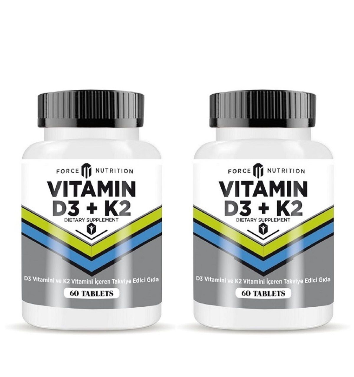 Vitamin D3 + K2 60 Tablet | 2 Adet
