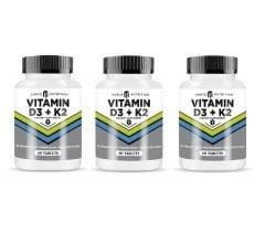 Vitamin D3 + K2 60 Tablet | 3 Adet