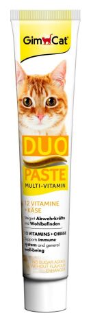 GimCat Multi-Vitamin Duo Paste Peynir+  12 Vitaminli 50 Gr