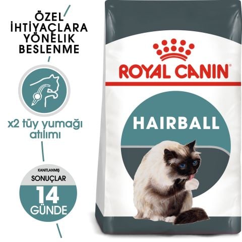 Royal Canin Hairball Tüy Yumağı Önleyici  Yetişkin Kedi Maması 2 Kg