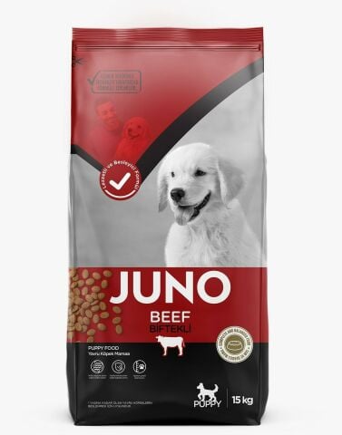 Juno Biftekli Yavru Köpek Maması 15 Kg