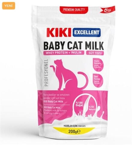 KIKI Yavru Kedi İçin Süt Tozu  200 gr