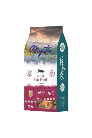 Mystic Az Tahıllı Gurme Yetişkin Kedi Kuru Maması  15 Kg