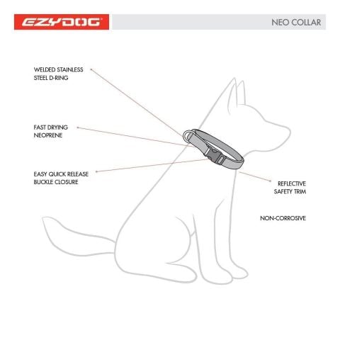 EzyDog Neo Classic Collar XLarge Kamuflaj Köpek Boyun Tasması