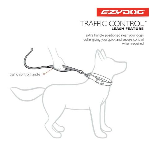 EzyDog Soft Trainer Large Kırmızı Köpek Gezdirme  Kayışı 25 mm 180 Cm