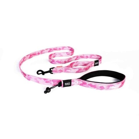 EzyDog Soft Trainer Large  Pembe Köpek Gezdirme  Kayışı 25 mm 180 Cm