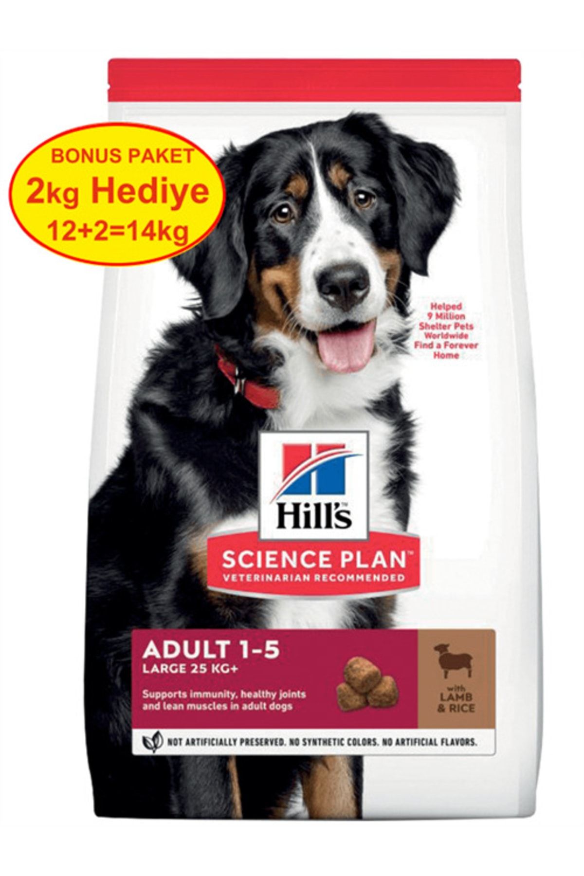 Hills Kuzulu Büyük Irk Yetişkin Köpek Maması 14 Kg