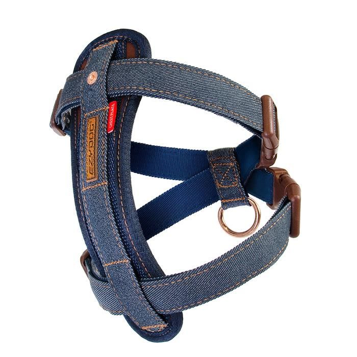 EzyDog Chest Plate Harness  Medium Denim Göğüs Tasması