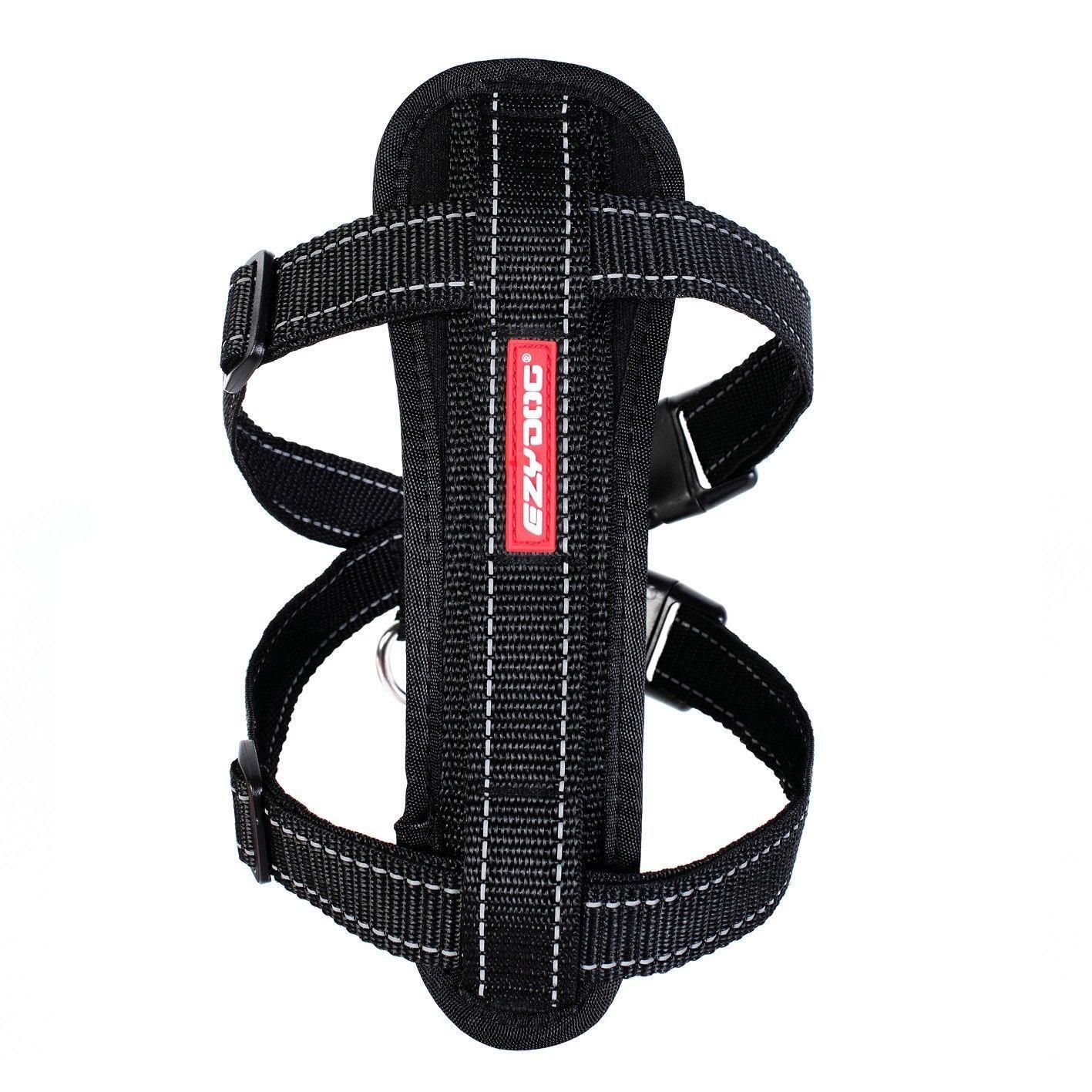 EzyDog Chest Plate Harness Large Siyah Göğüs Tasması