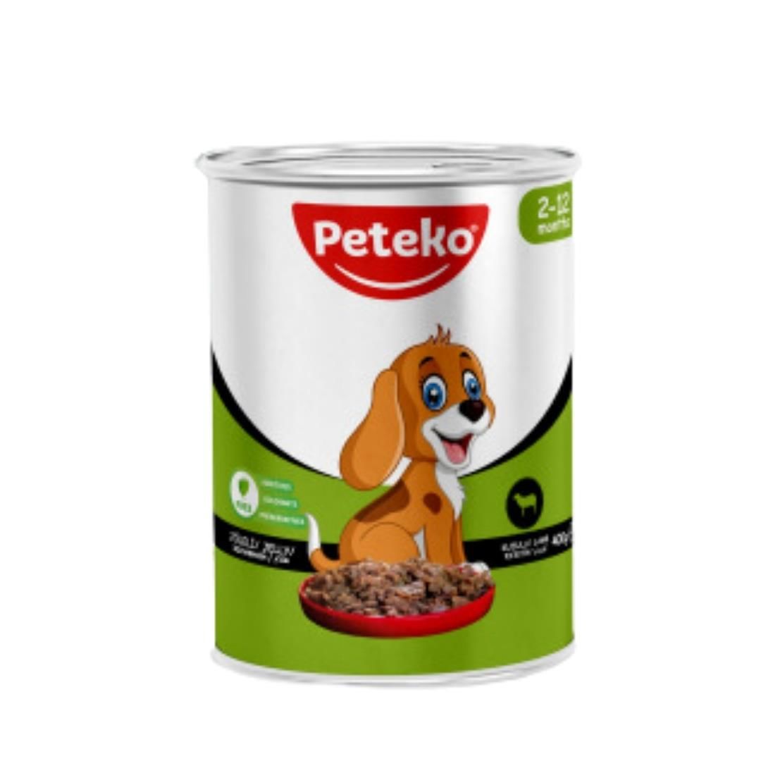 Peteko Chunk Kuzulu Yavru Köpek Konservesi 400 Gr