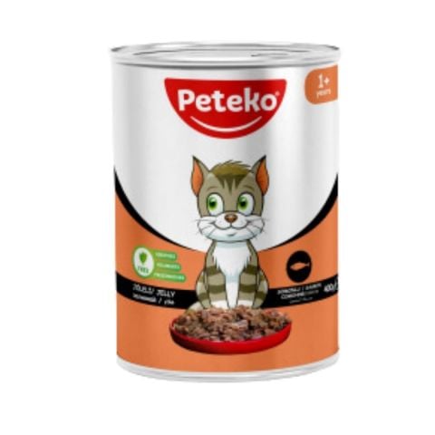 Peteko Chunk Somonlu Yetişkin Kedi Konservesi 400 Gr