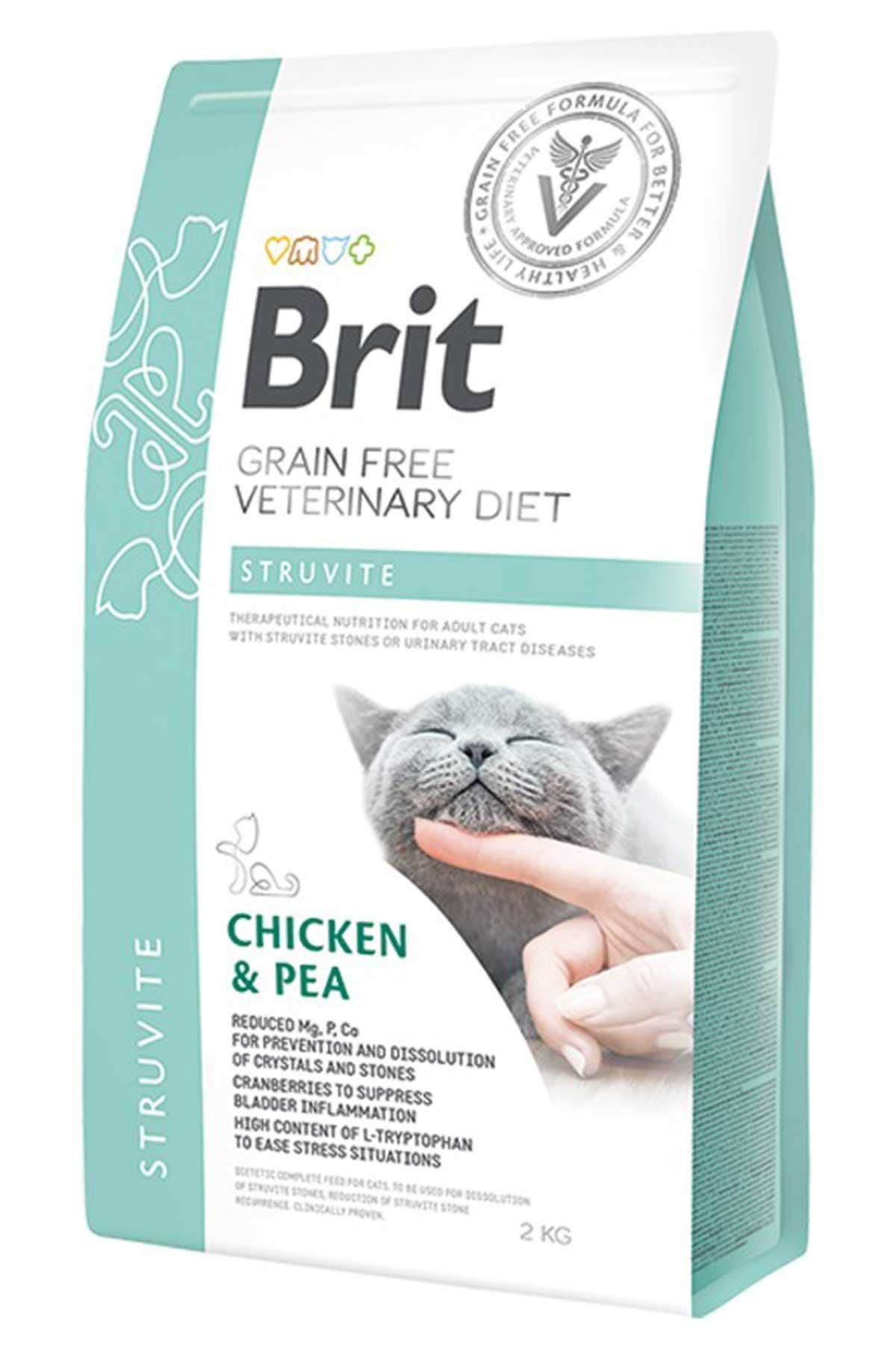 Brit Veterinary Diet Struvite İdrar Yolu Sağlığı Destekleyici Tahılsız Kedi Maması 2kg