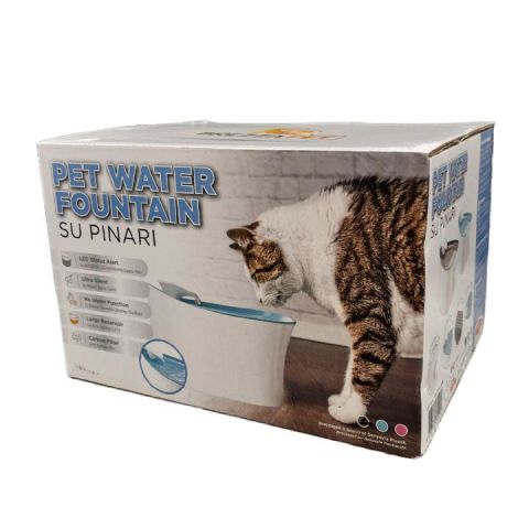 Brezza Pet Kedi ve Köpek için Otomatik Su Pınarı  2.5Lt