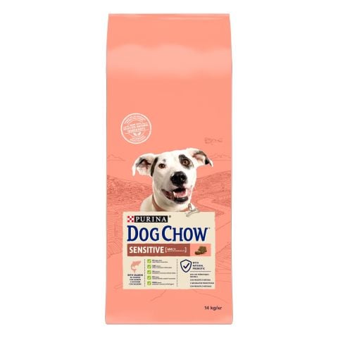 Dog Chow Hassas Köpekler için Somon Etli Yetişkin Köpek Maması 14 Kg