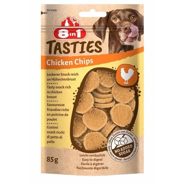 8in1 Chicken Chips Tavuklu Köpek Ödül Maması  85 gr