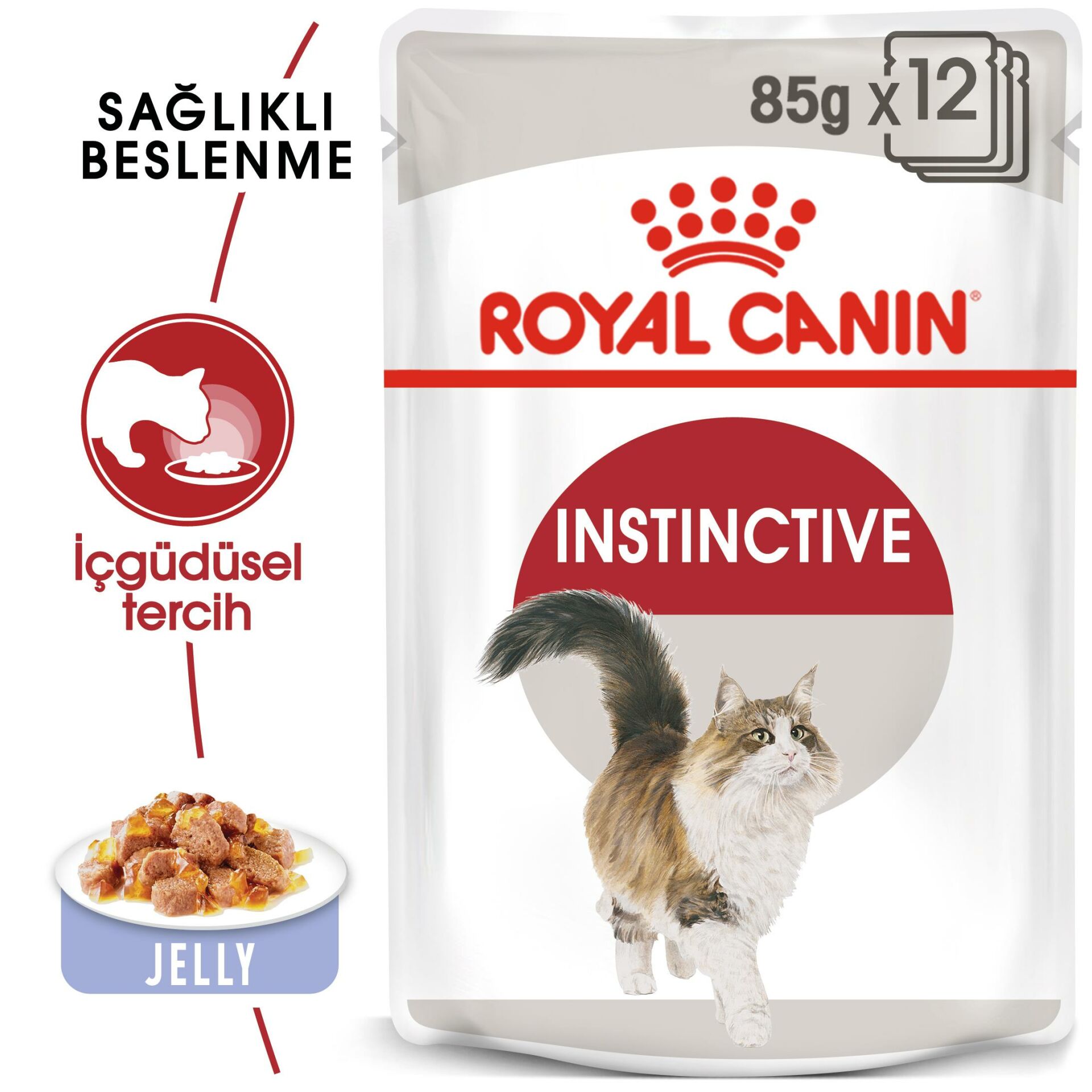 Royal Canin Jelly  Instinctive Kedi Konserve Maması 12x85 gr