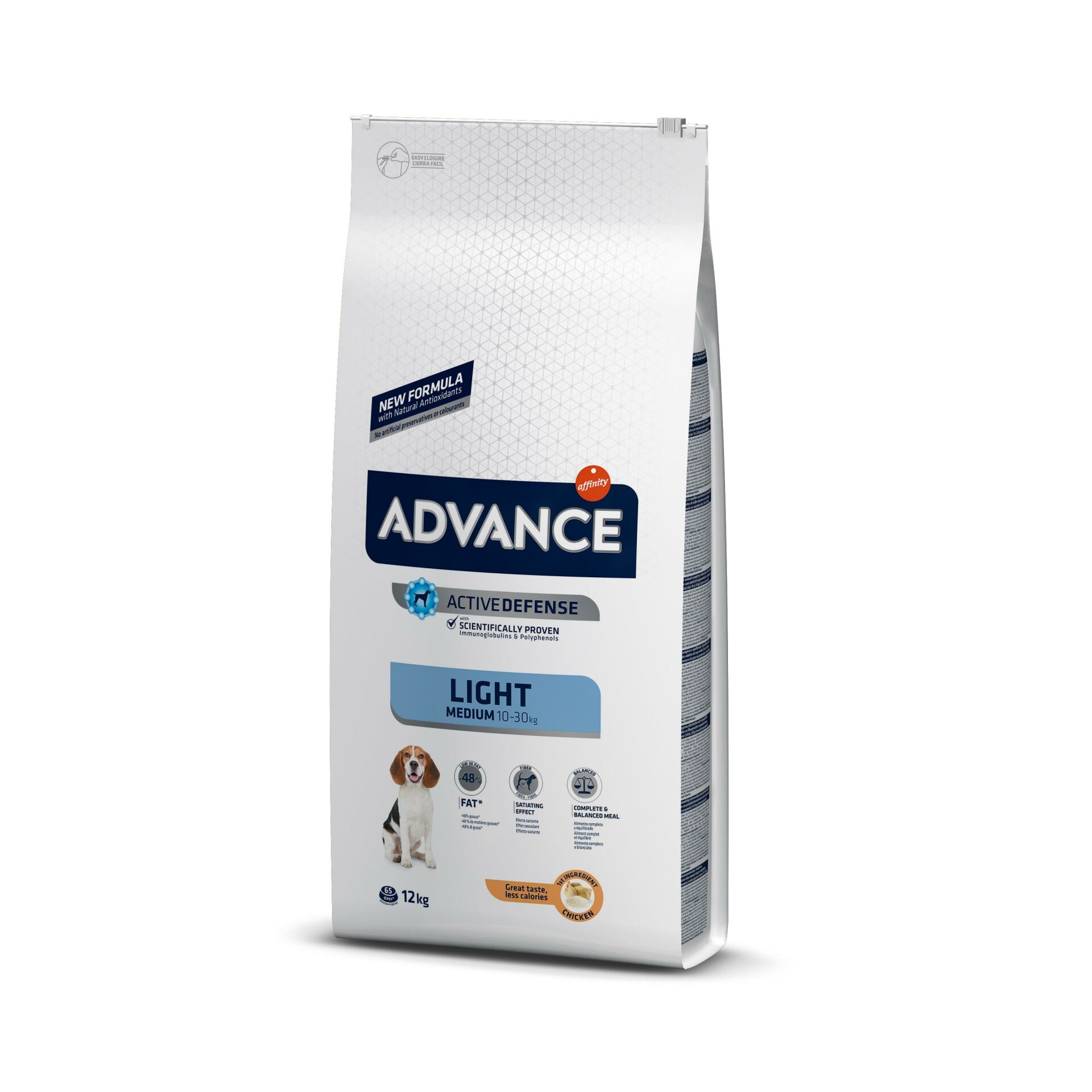 Advance Medium Light Orta Irk Diyet Yetişkin Köpek Maması 12 Kg