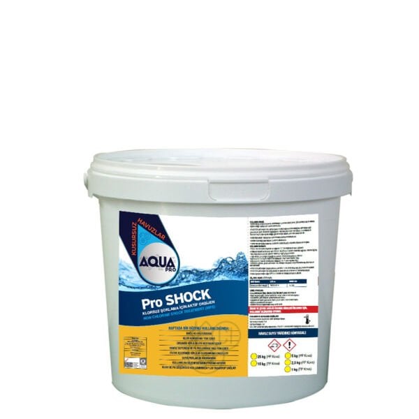 AquaPRO- ProSHOCK Bağlı Klor / Koku Giderici Oksijen ŞOK - 25 kg
