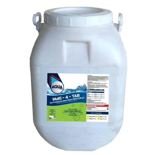 AquaPRO - MULTITAB - 4 Fonksiyonlu Bakım Tableti - 50 kg