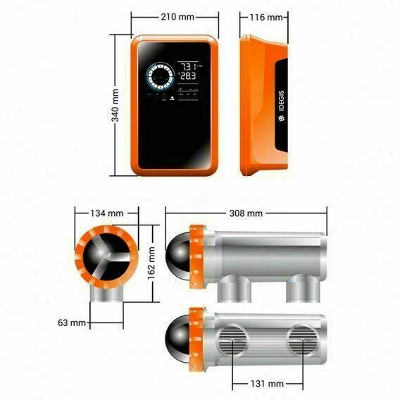 Idegis TECNO2-DT7 Yeni Jenerasyon Tuz Klor Jeneratörü - 7 gr.