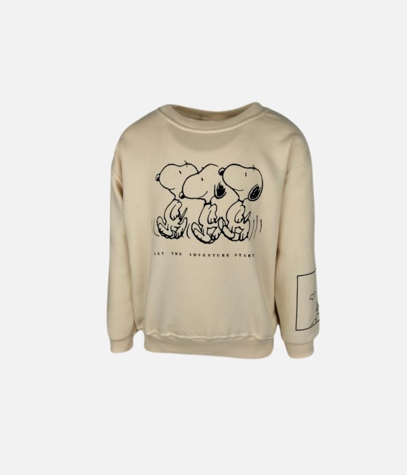 Snoopy Baskılı Sweatshirt