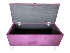 Sandıklı Puf(Bench)-Ayakucu Pufu-120cm-Kadife Kumaş-Tek Parça