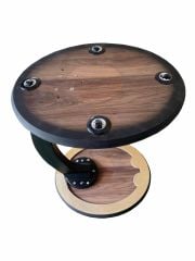 Ufo Oval C Sehpa-Tekerli-Mdflam-Koltuk Altına Girebilen Model