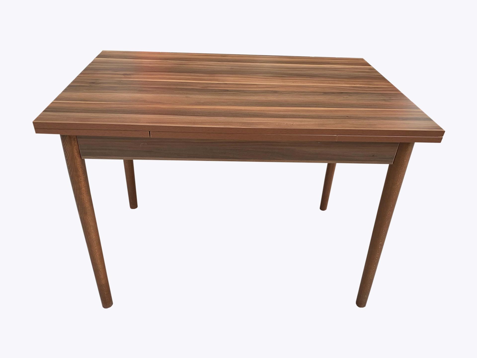 60X90 Cm Yanlardan Açılır Smart Masa-Ahşap Ayaklı-Ceviz