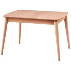 Retro Konik Oval Köşeli Masa 80X120 Açılır Kapanır Ahşap