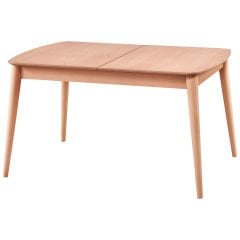 Retro Konik Oval Köşeli Masa 90X140 Açılır Kapanır Ahşap