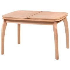 Muz Masa 80X120 Açılır Kapanır Ahşap Ham&Cilasız