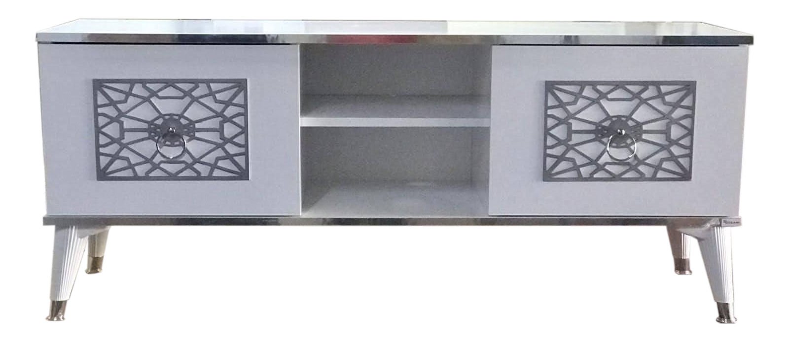 140 Cm Cnc Kesim Eko Tv Sehpası & Ünitesi