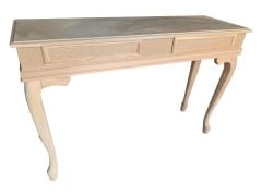 Lükens Ayaklı Tamamı Ahşap 120 cm Dresuar Ham&Cilasız