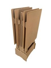 4'Lü Çanta Zigon Sehpa (Ham&Boyasız) Mdf