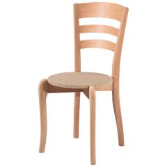 Papel Sandalye 3 Çıtalı Hâm & Cilasız