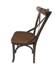 Thonet (İskandinav) Tamamı Gürgen Ağaç Sandalye Ceviz Renkte