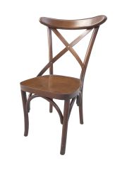 Thonet (İskandinav) Tamamı Gürgen Ağaç Sandalye Ceviz Renkte