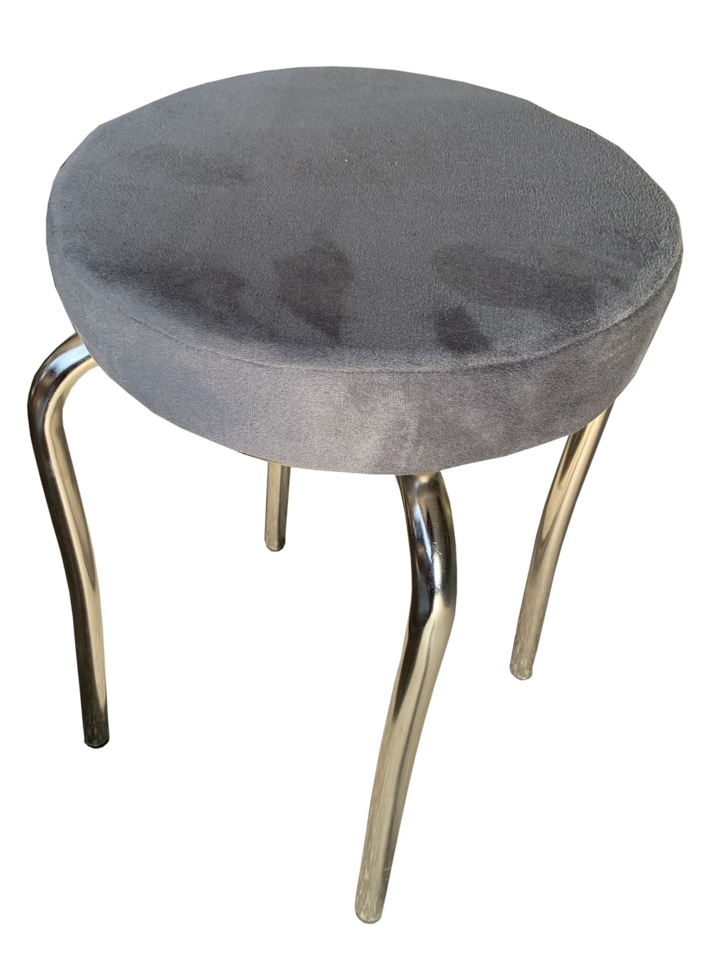 1.2 mm Metal Kaz Ayağı Tabure Kumaş Döşemeli