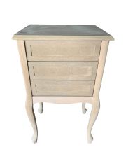 Lükens Ayaklı 3 Çekmeceli Komot & Komodin MDF+Ahşap