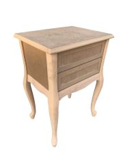 Lükens Ayaklı 2 Çekmeceli Komot & Komodin MDF+Ahşap