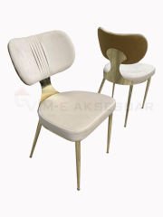 Leydi Metal Gold Kaplamalı Mutfak&Cafe&Salon Sandalye