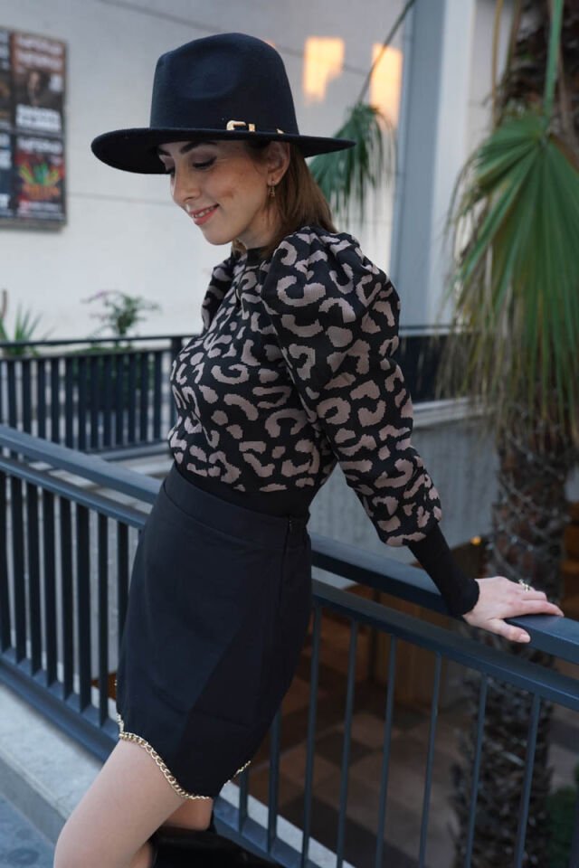 Zincirli Mini Etek
