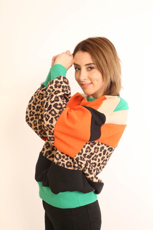 Leopar Garnili Sweatshirt