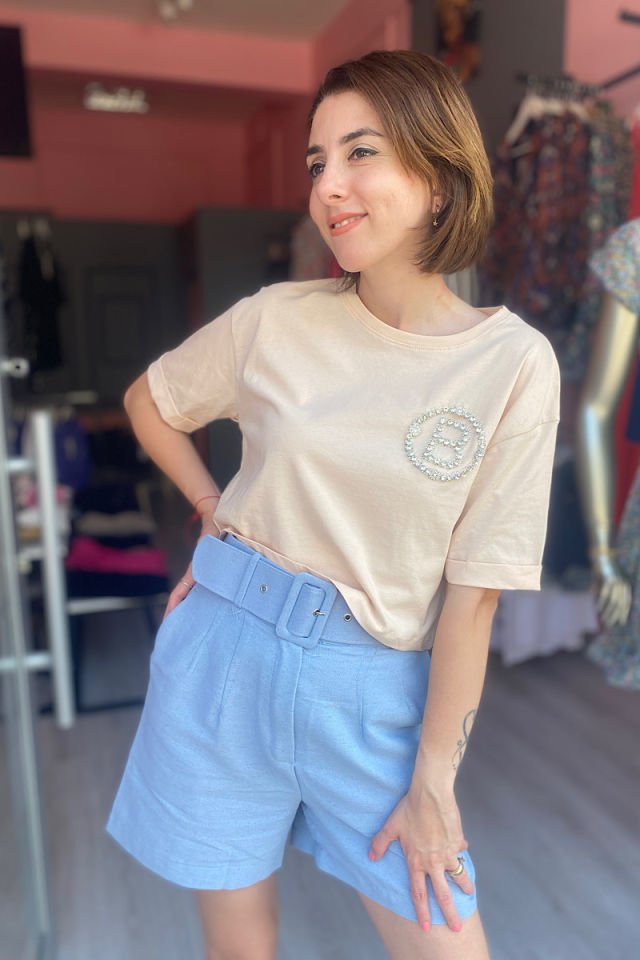 Kemerli Şort