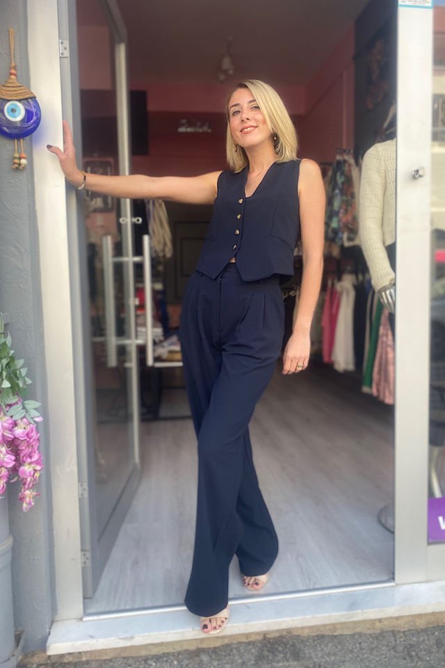 Yelekli Takım -Lacivert